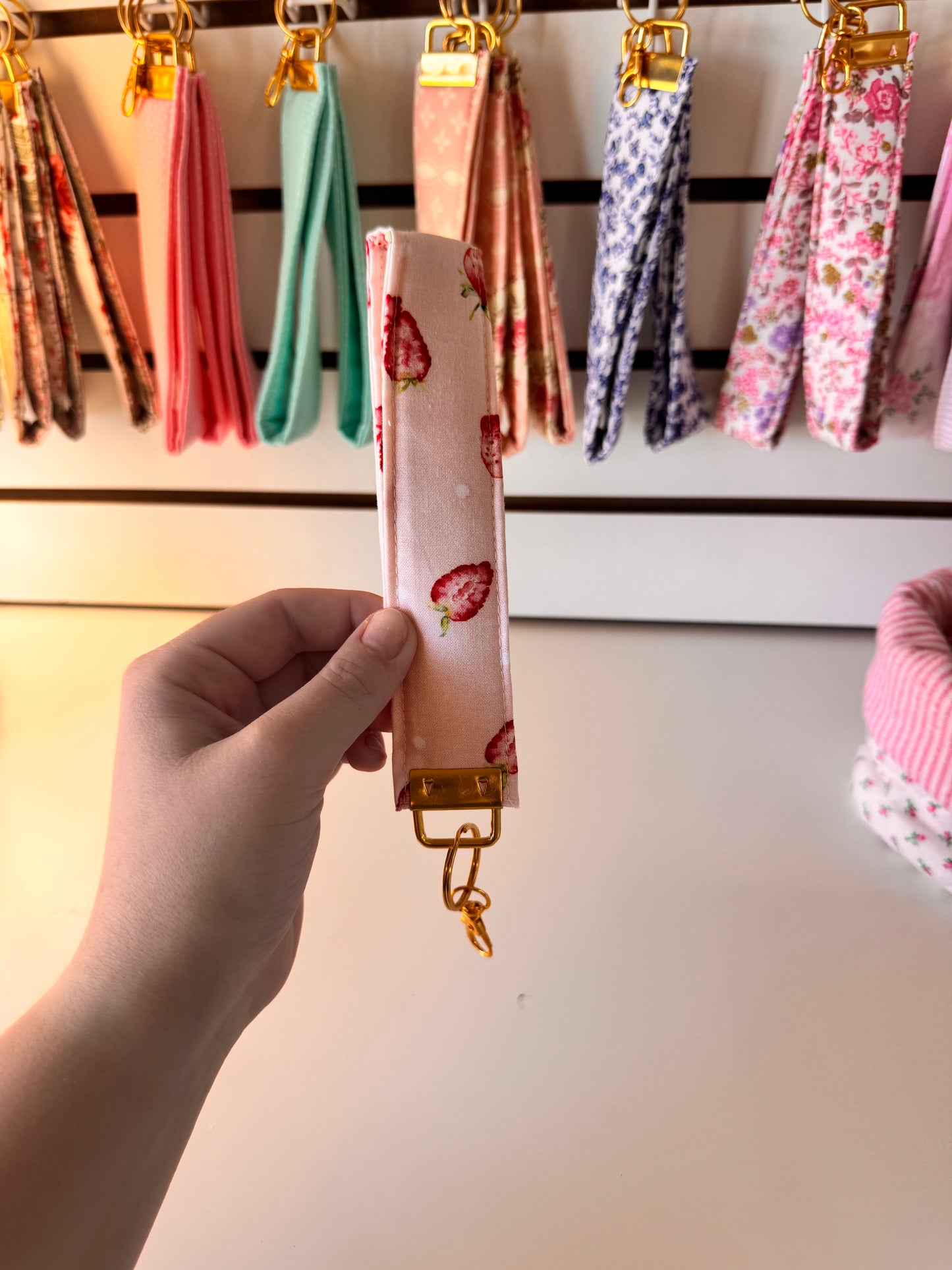 Strawberries Wristlet