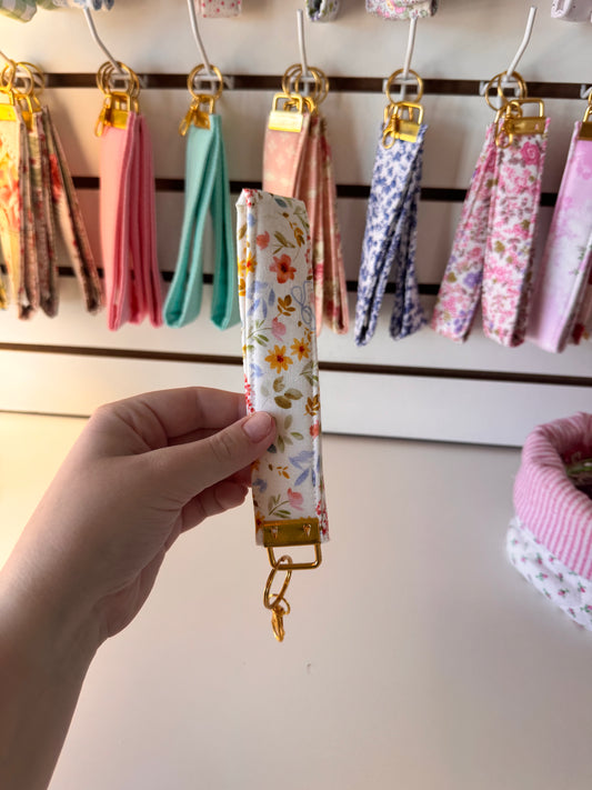 Colorful Floral Wristlet