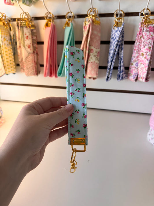 Blue Floral Wristlet (Limited Edition)