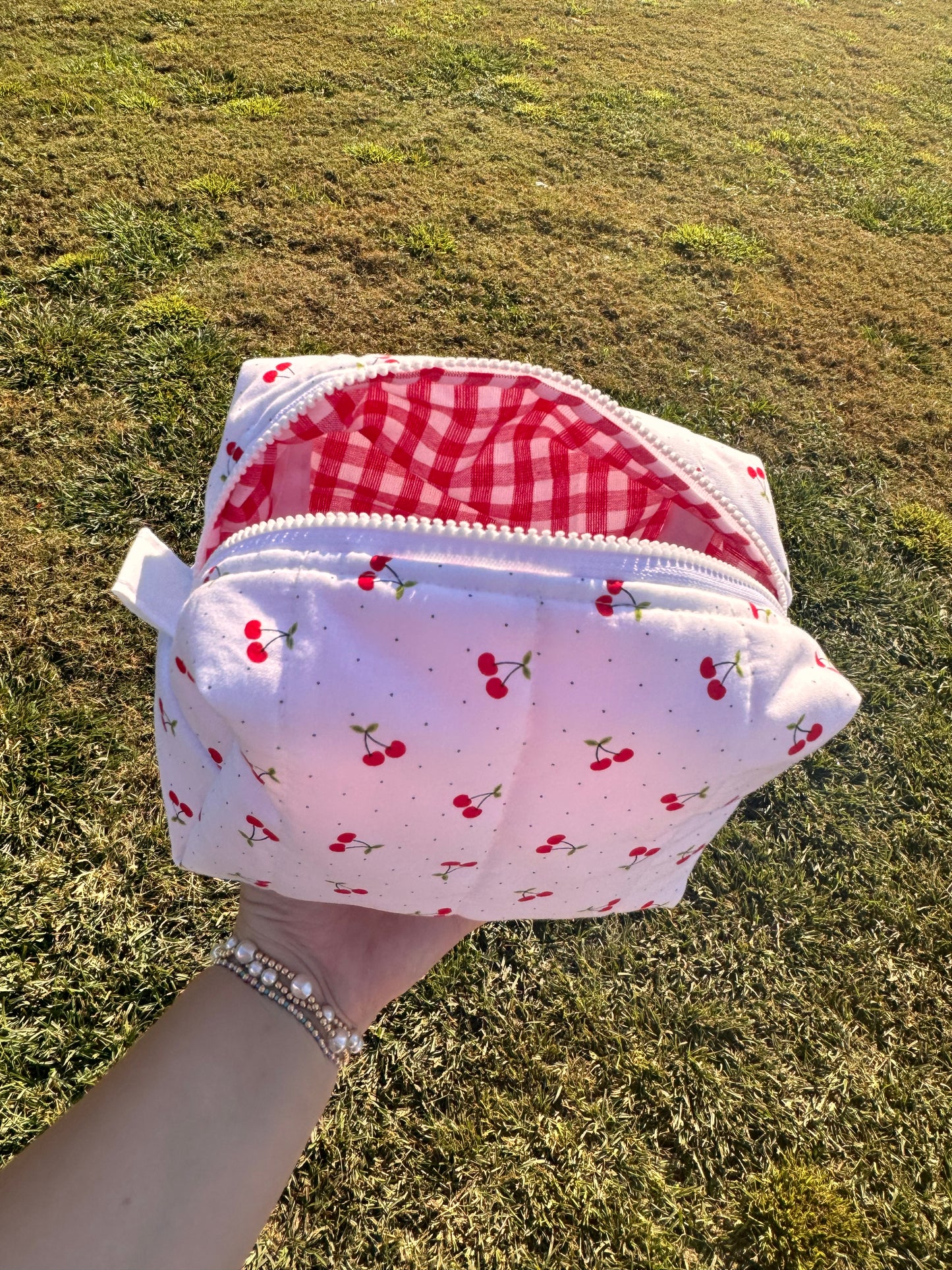 Cherries Makeup Bag
