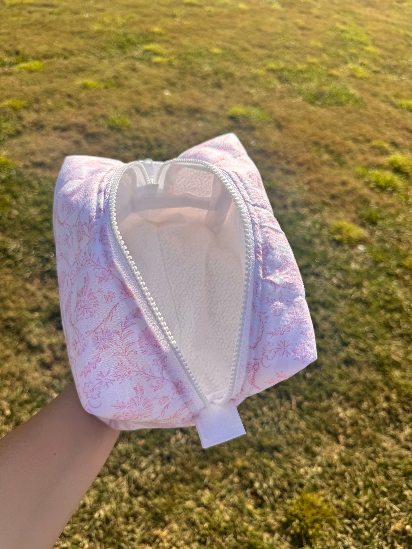 Pink Design Makeup Bag
