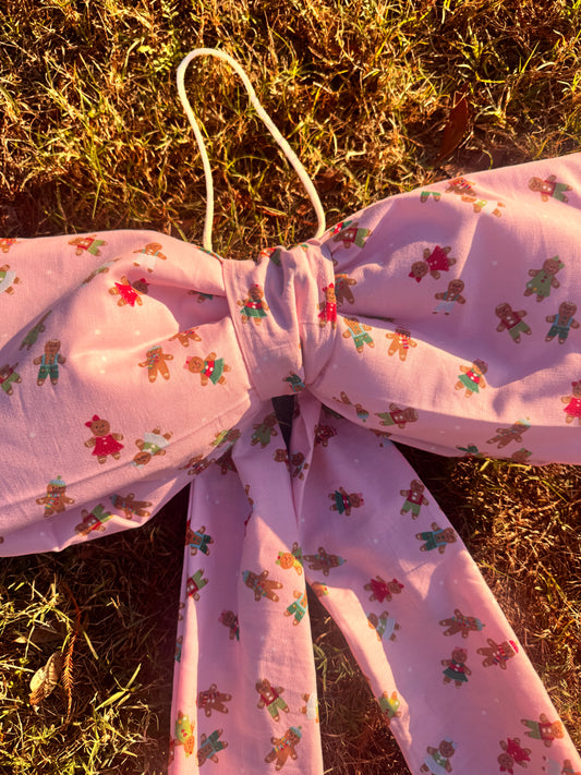 Pink Gingerbread Big Bow