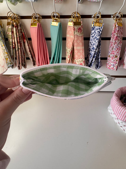 Green Patchwork Wallet