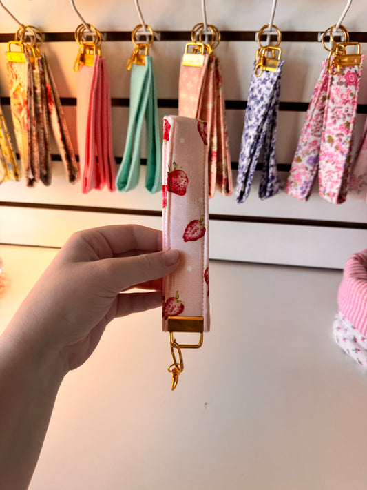 Strawberries Wristlet