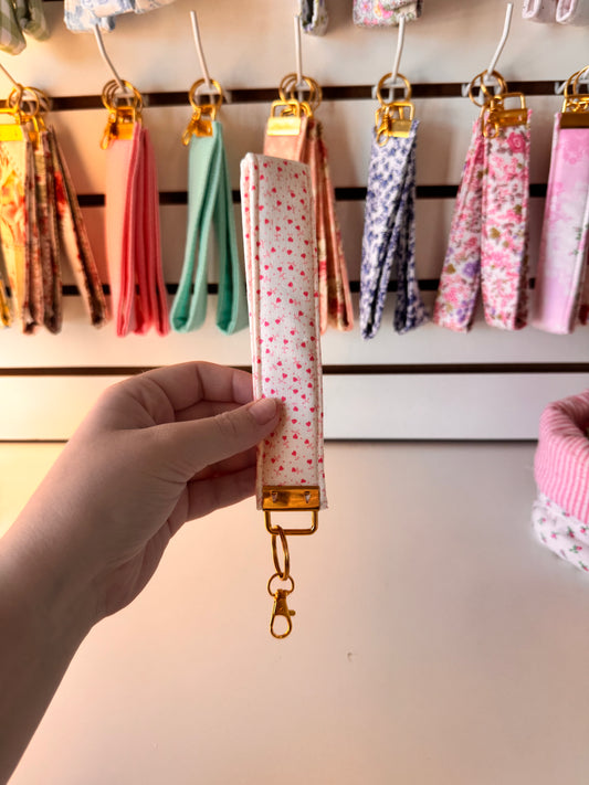 Mini Hearts Wristlet