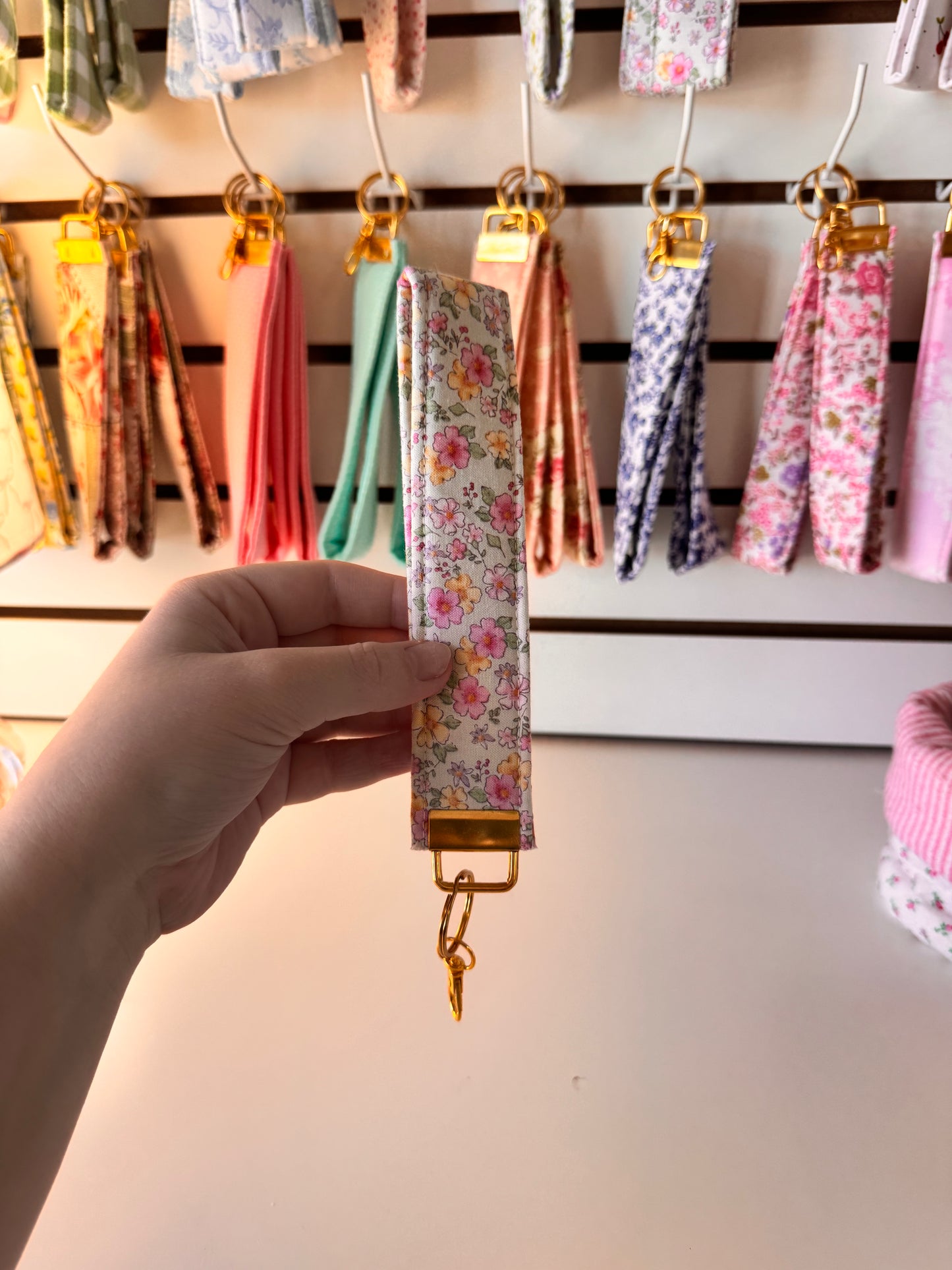 Flower Blossoms Wristlet