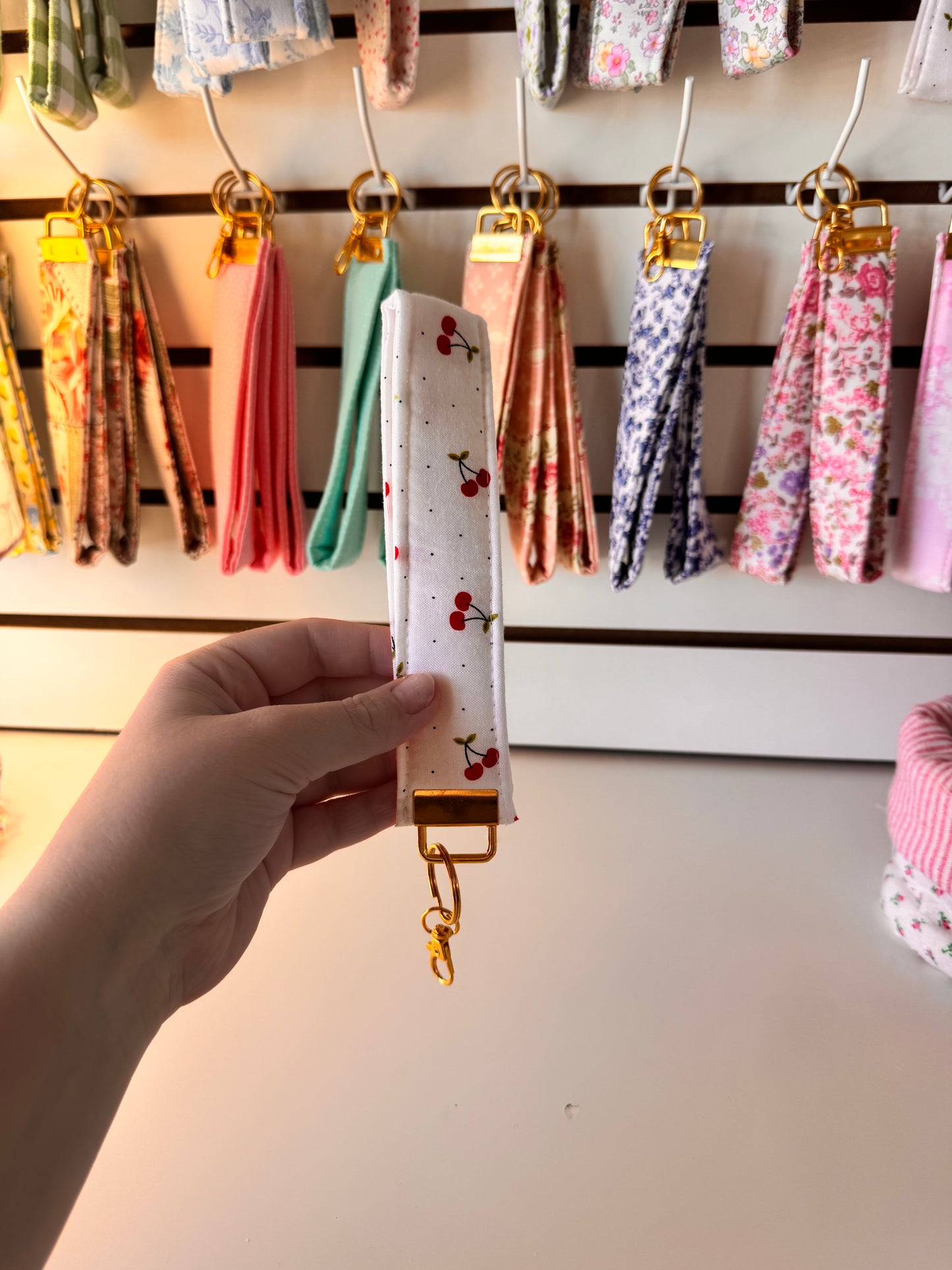 Cherries Wristlet