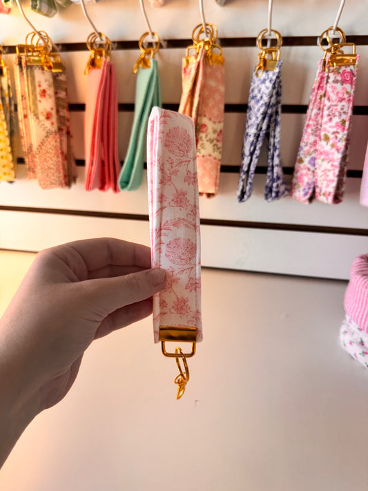 Pink Design Wristlet