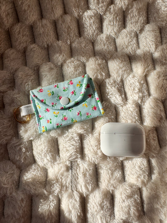 Blue Flowers AirPods Case (Limited Edition)