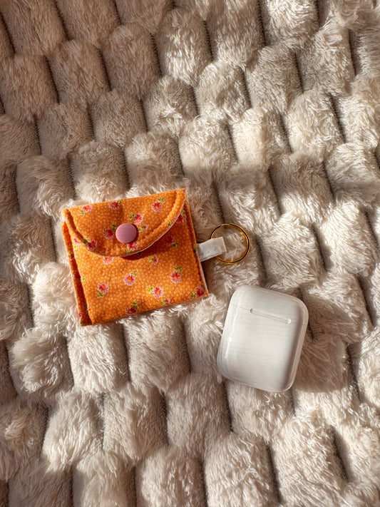 Orange Floral AirPods Case (Limited Edition)