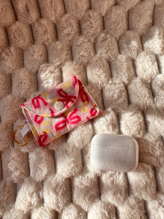 Bright Pink Flowers AirPods Case (Limited Edition)