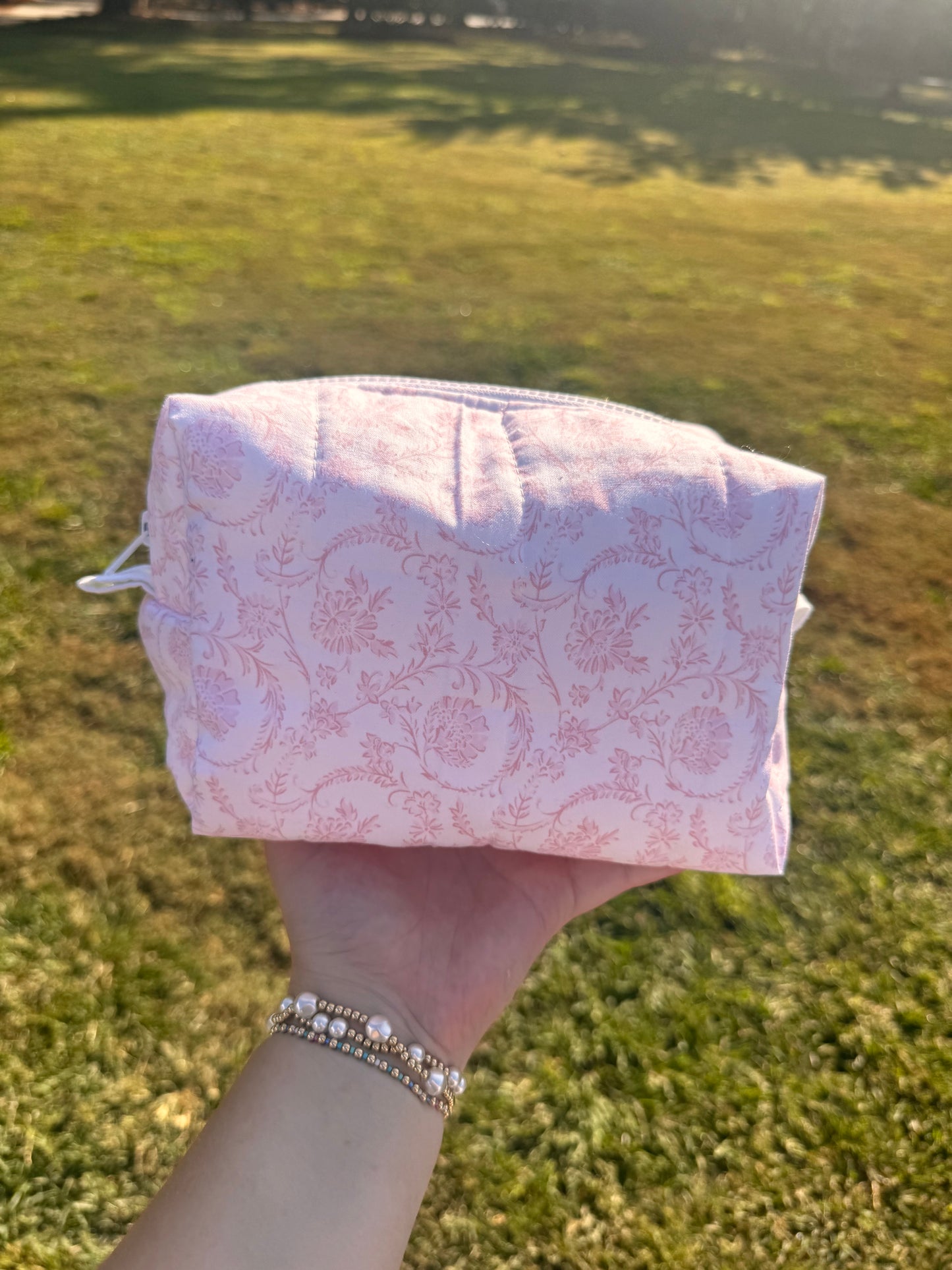 Pink Design Makeup Bag