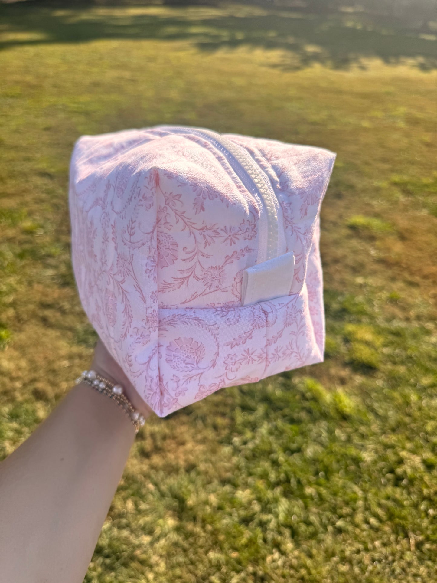 Pink Design Makeup Bag