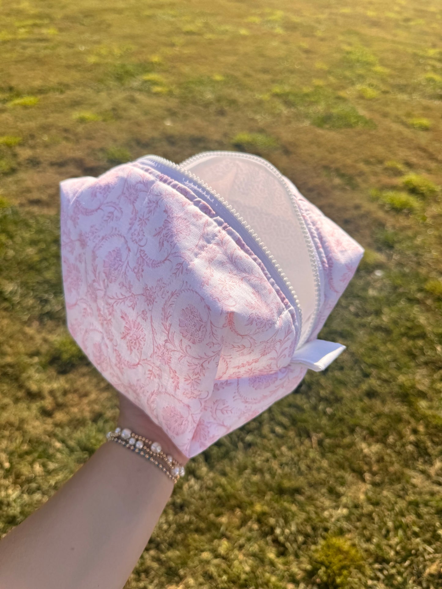 Pink Design Makeup Bag