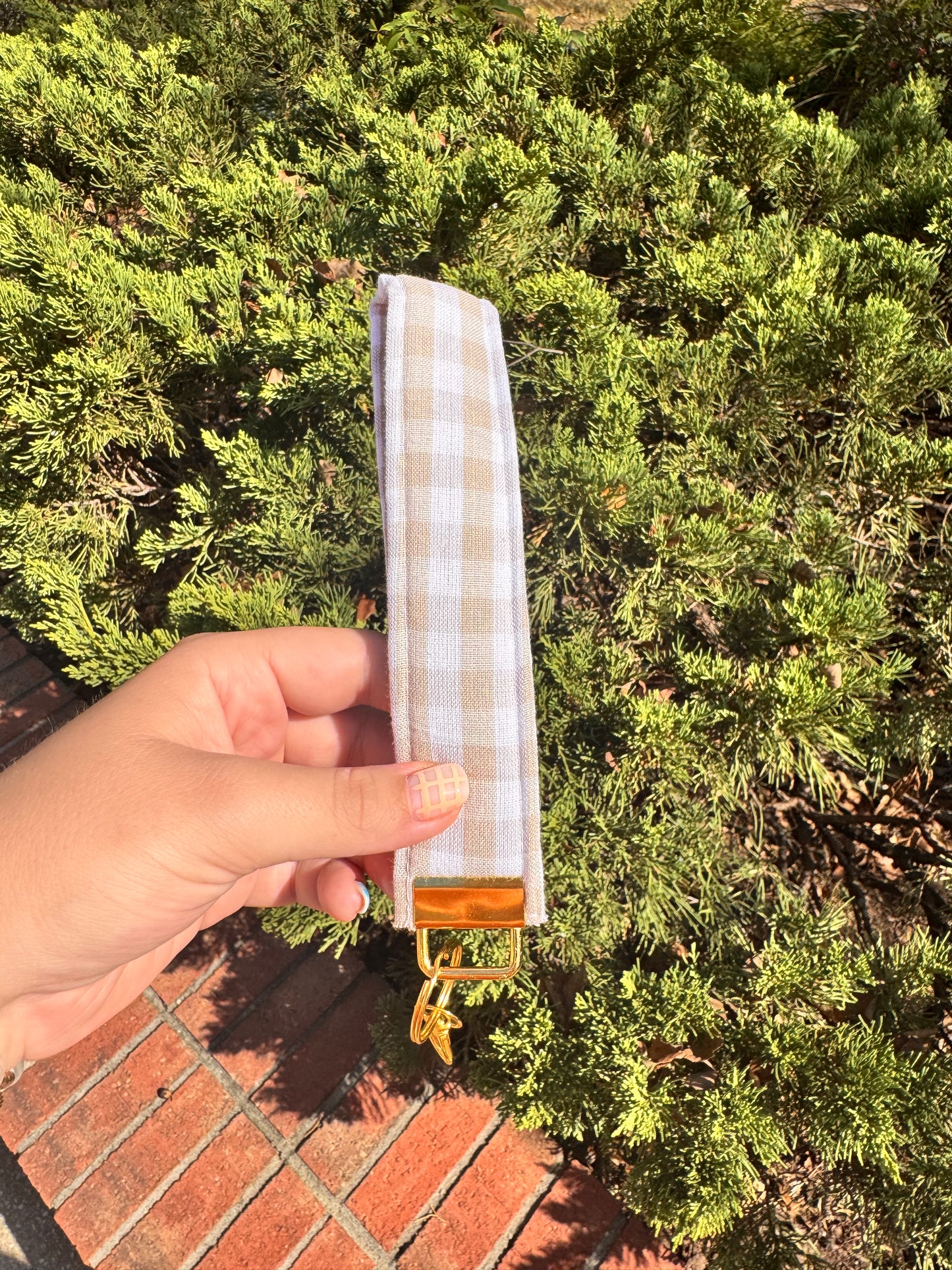 The Flannel Wristlet