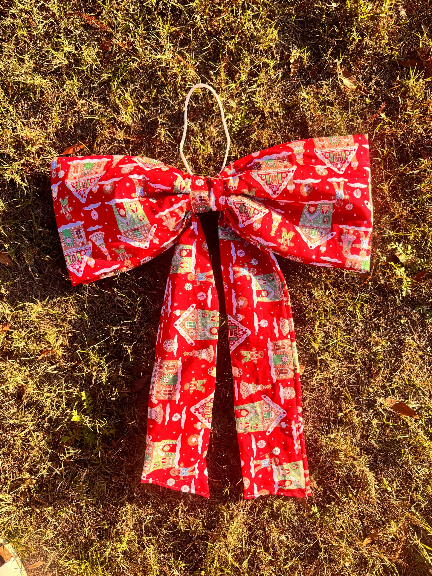 Gingerbread House Big Bow