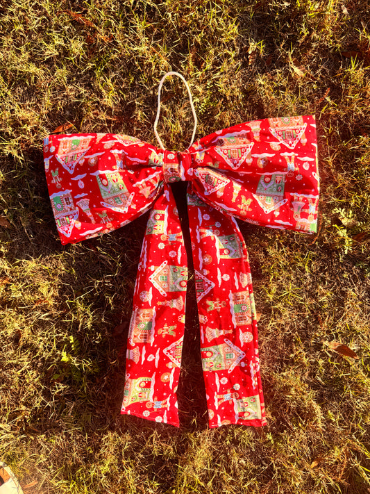 Gingerbread House Big Bow