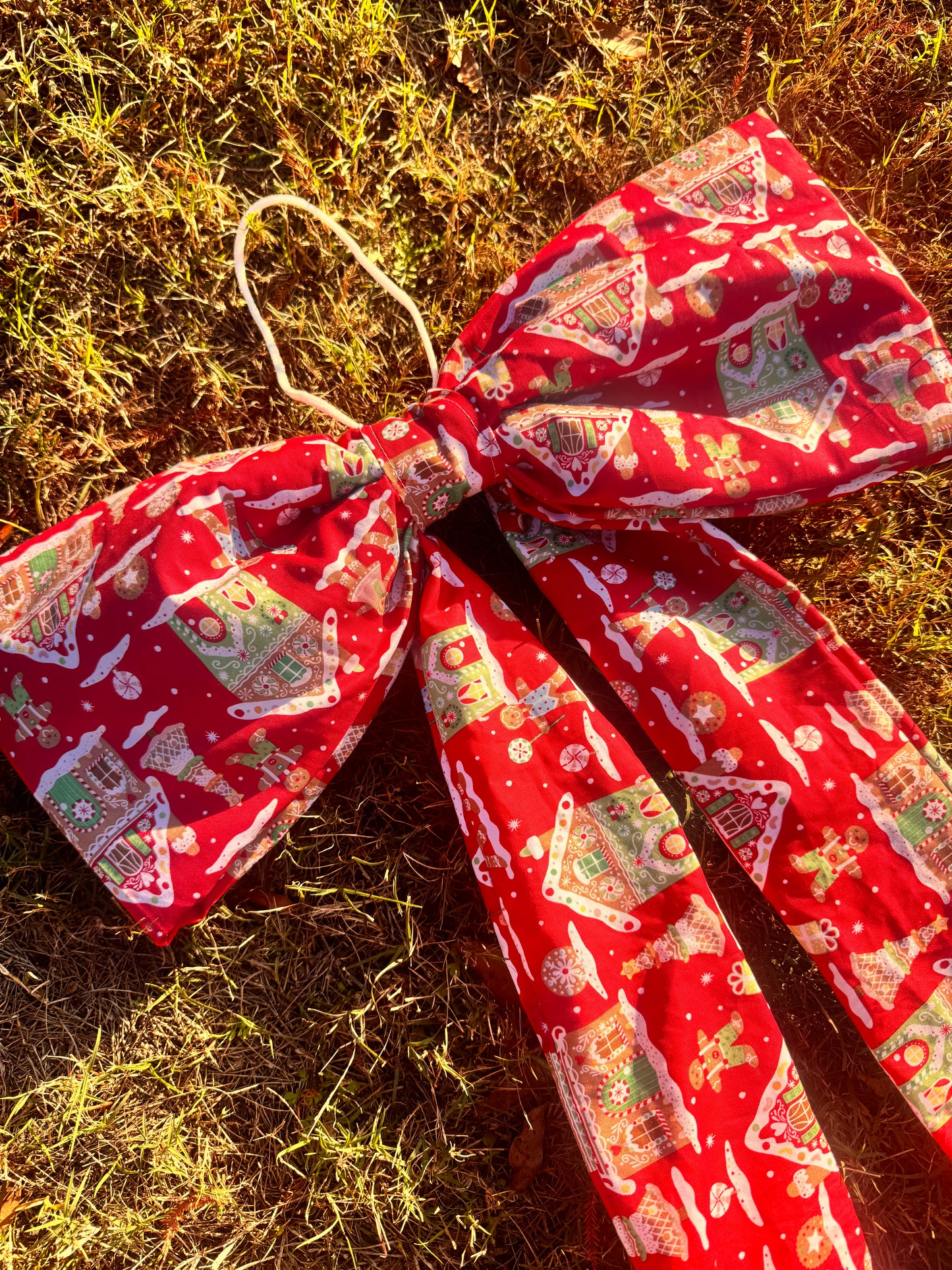 Gingerbread House Big Bow