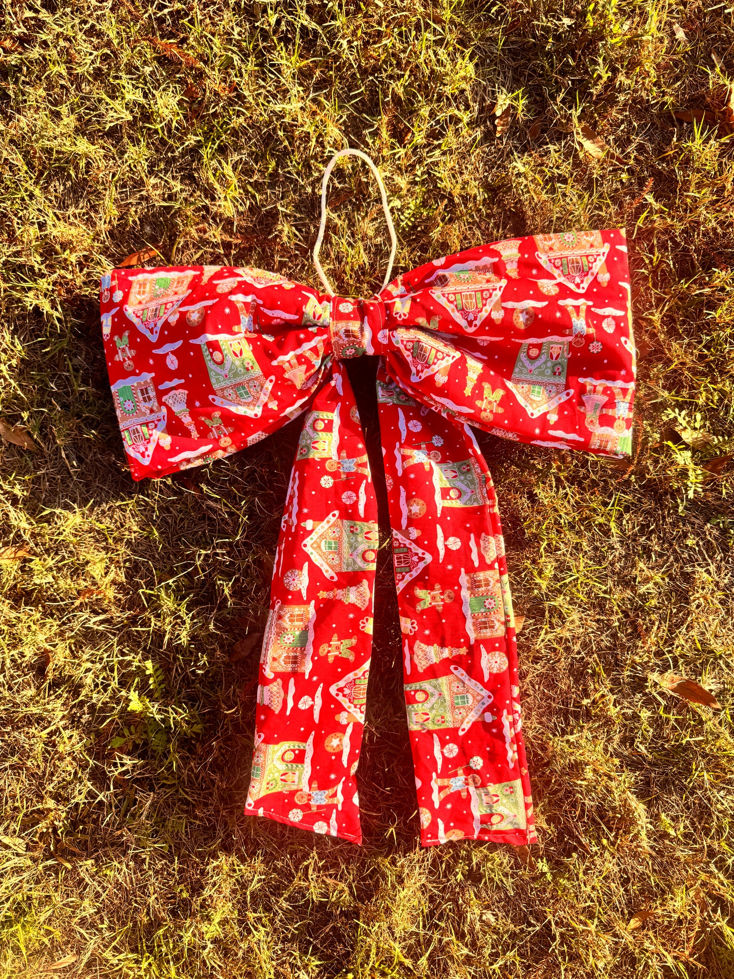 Gingerbread House Big Bow