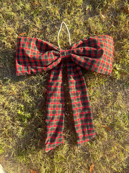 Christmas Plad Big Bow
