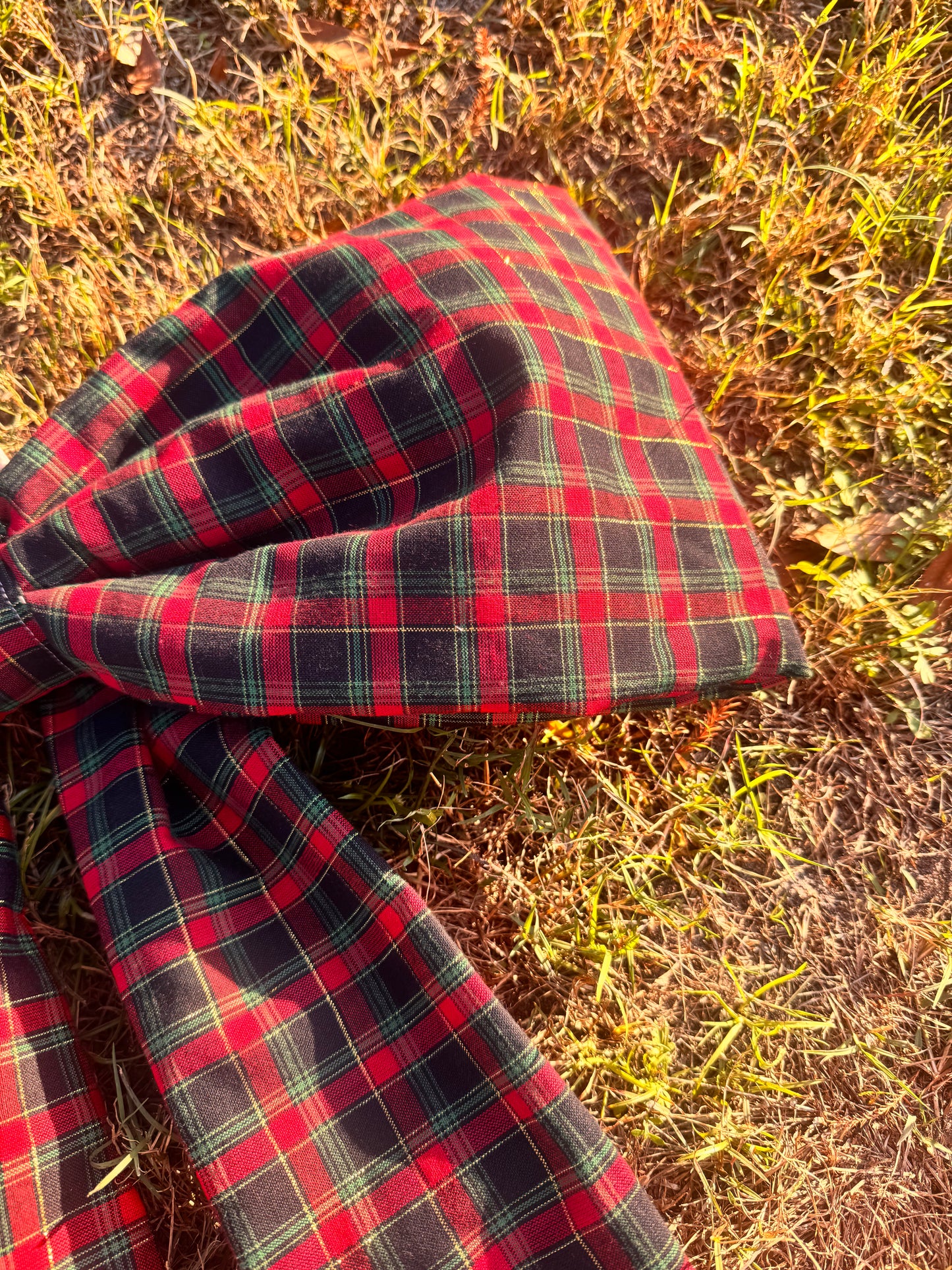 Christmas Plad Big Bow