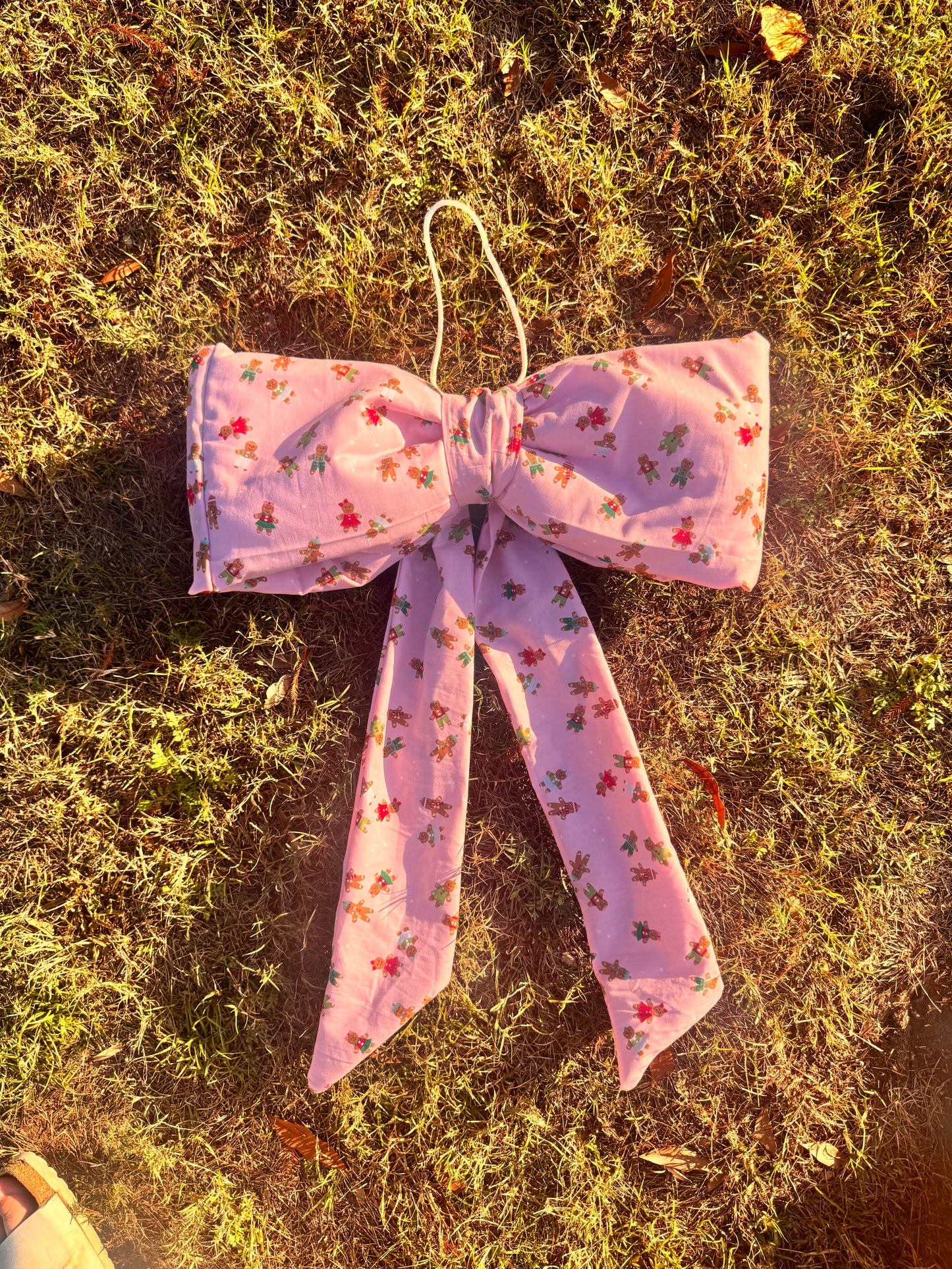 Pink Gingerbread Big Bow