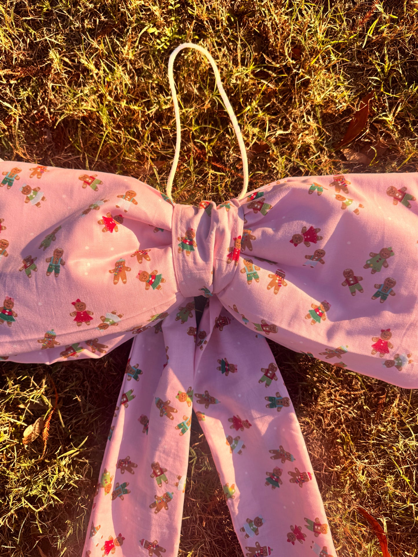 Pink Gingerbread Big Bow