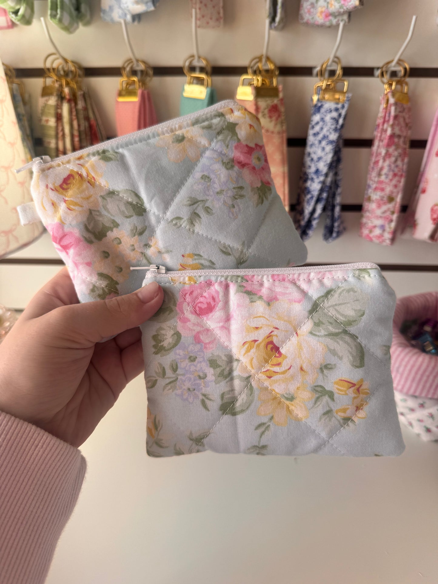 Mint Flowers Wallet