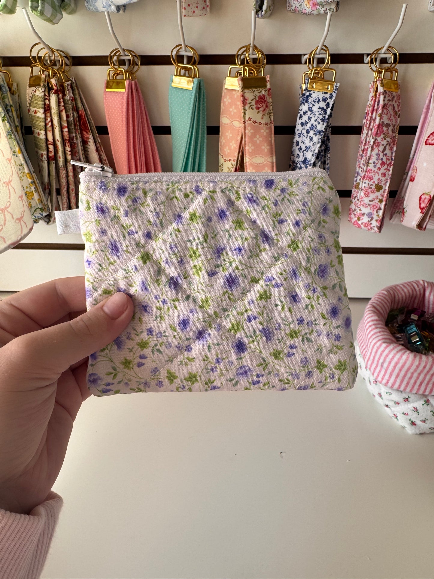 Purple Flowers Wallet