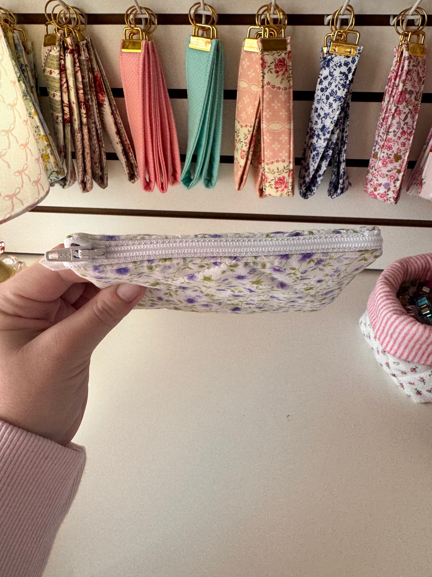 Purple Flowers Wallet