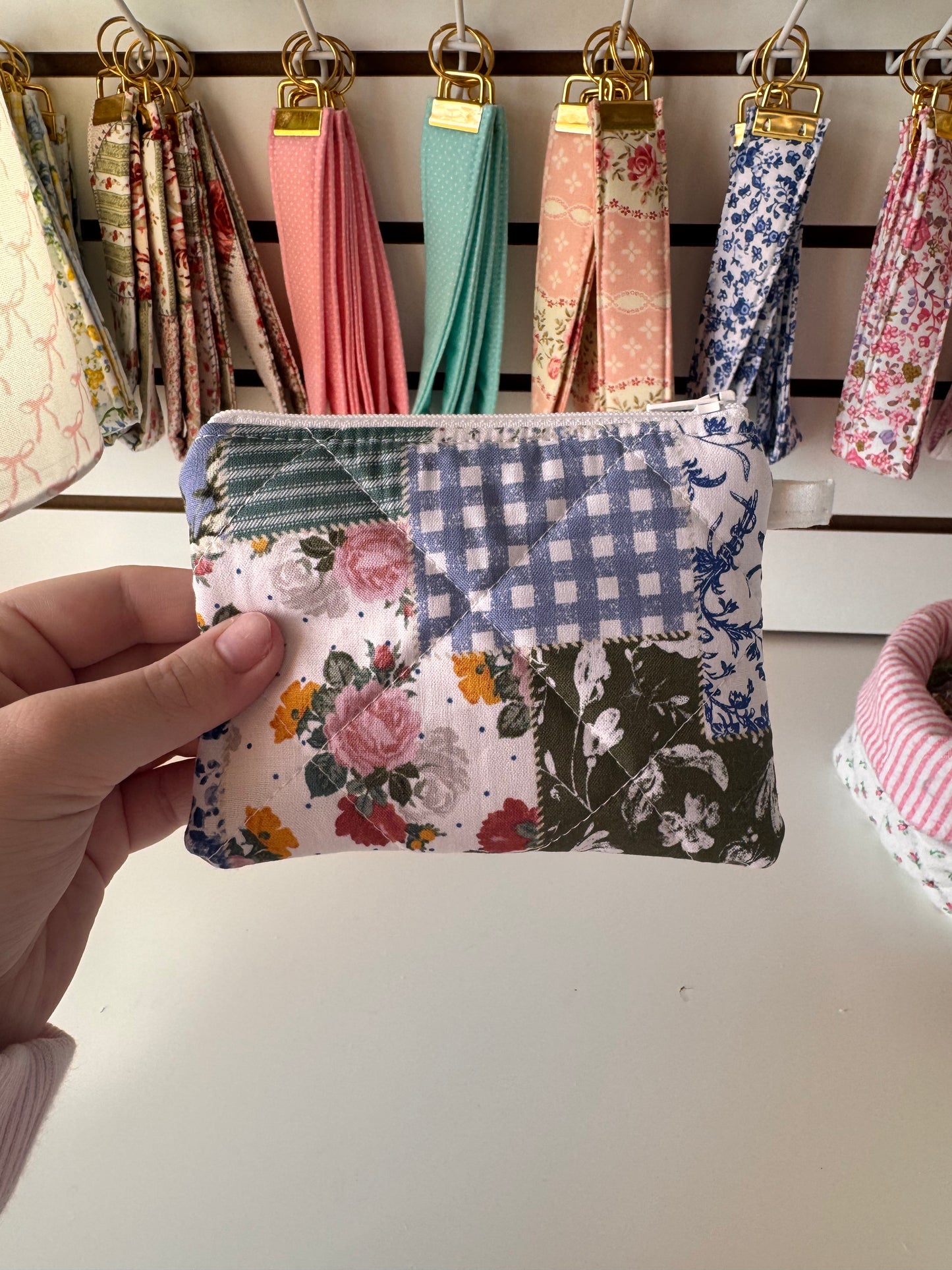 Patchy Floral Wallet