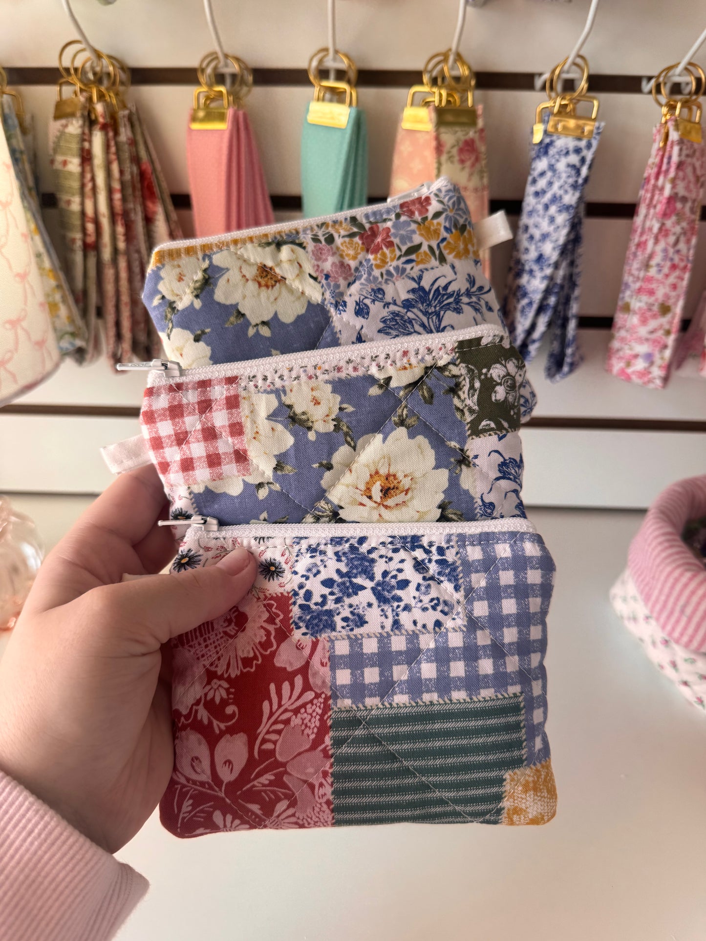 Patchy Floral Wallet