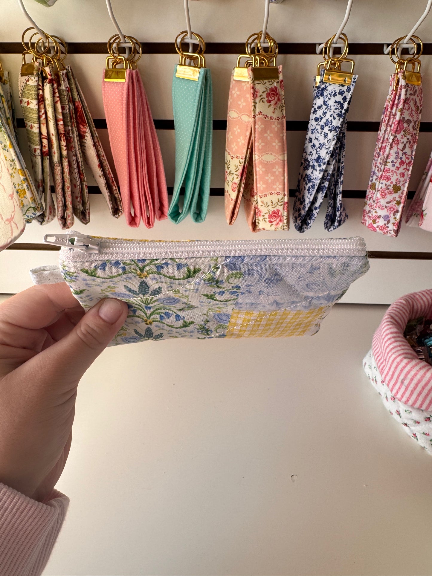 Green Patchwork Wallet