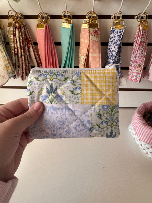 Green Patchwork Wallet