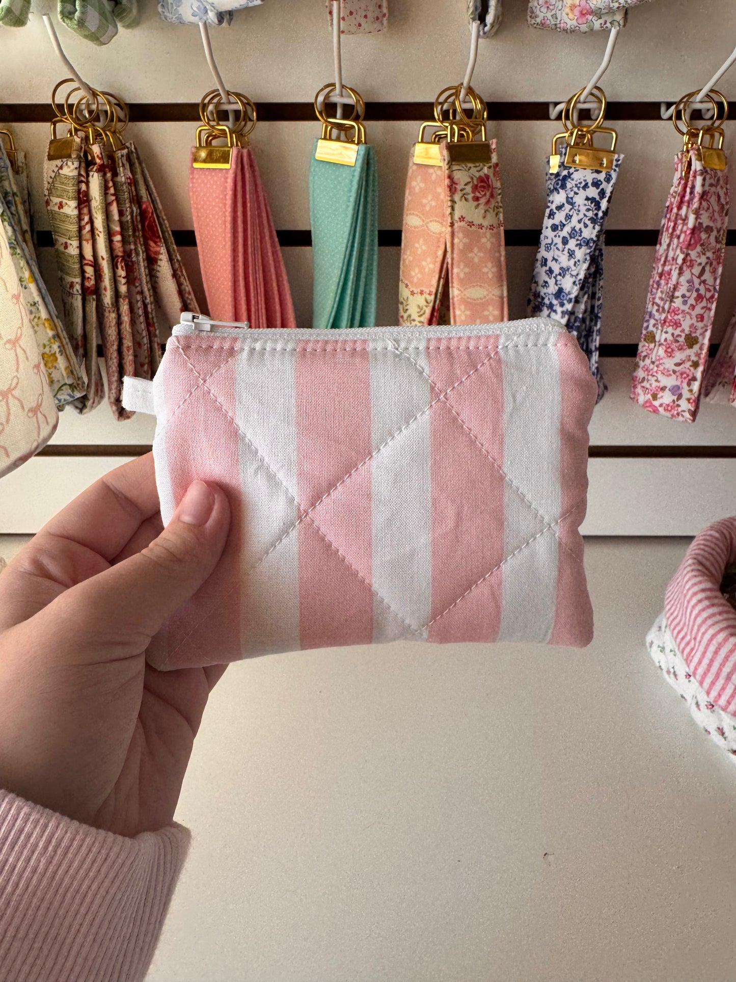 Pink Stripe Wallet