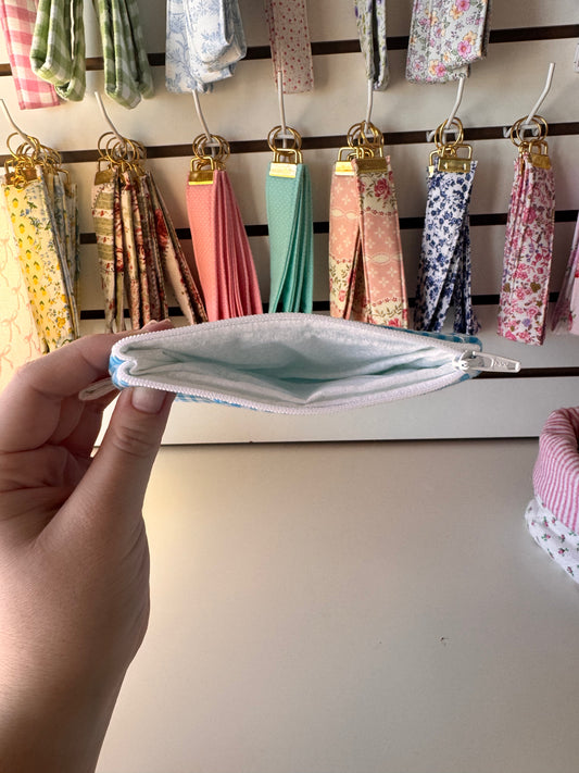 Dark Blue Gingham Wallet (Limited Edition)